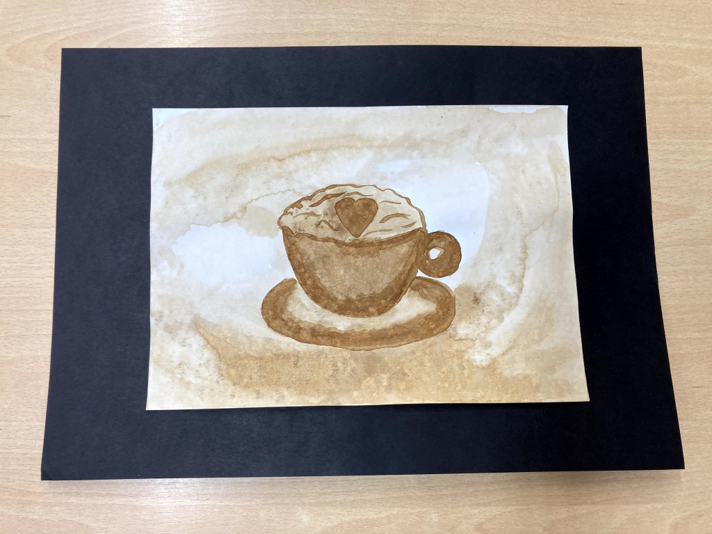 DDM ASTRA dětem: Malování kávou (Painting with coffee)