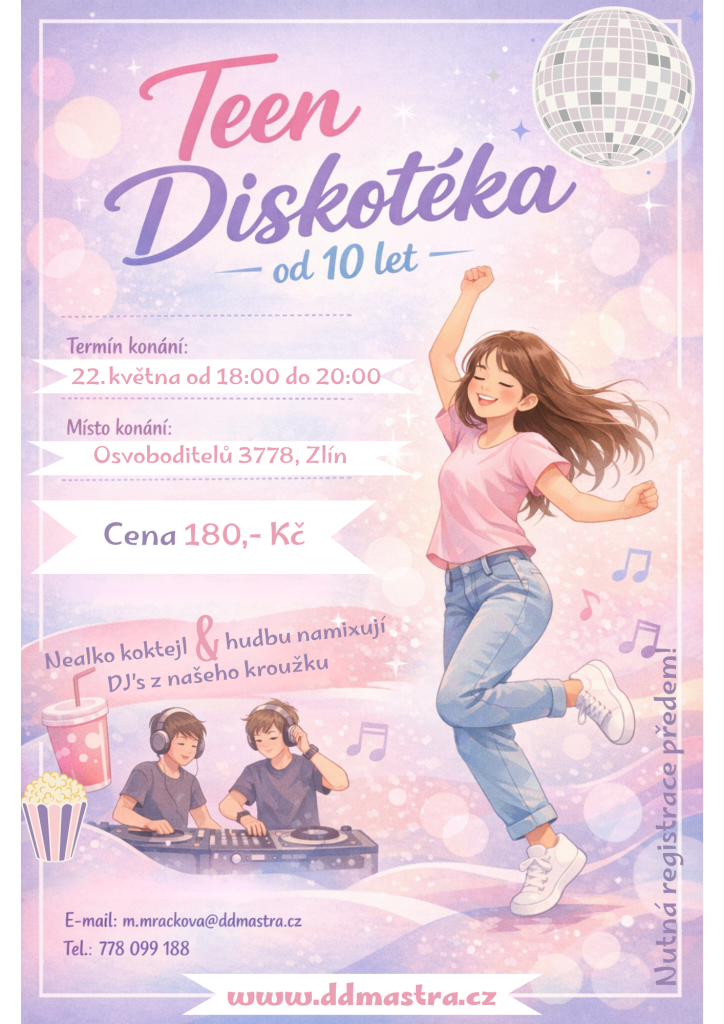 Teen Diskotéka od 10 let