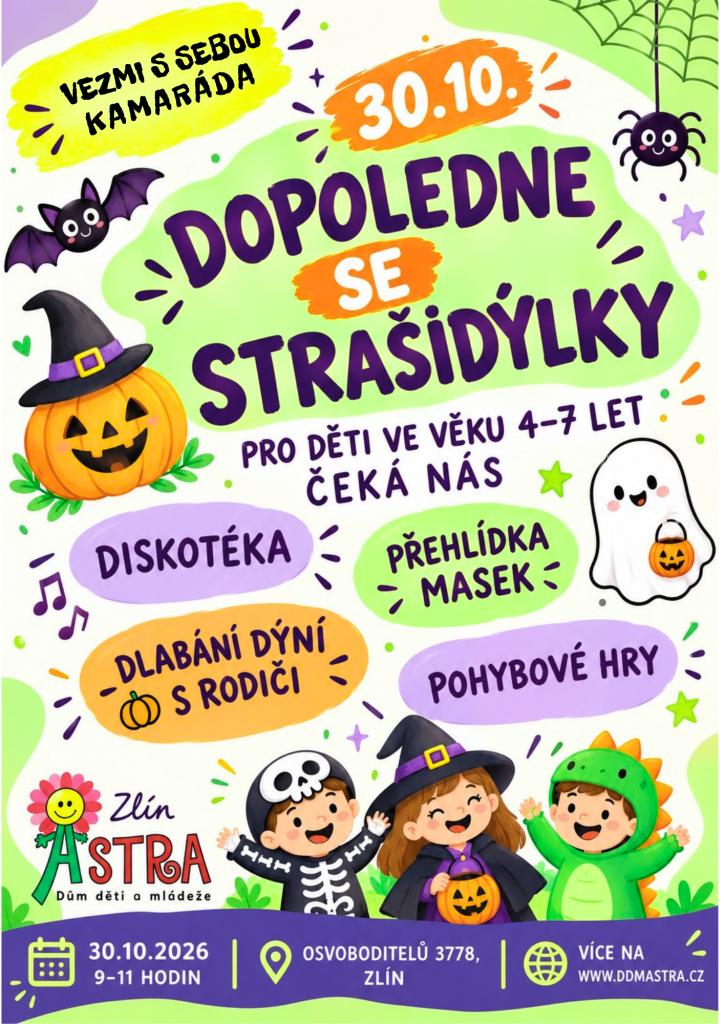 Podzimní prázdniny - Dopoledne se strašidýlky