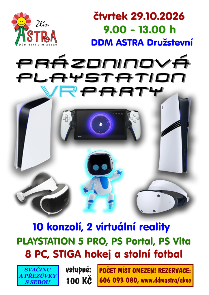 Prázdninová Playstation VR party
