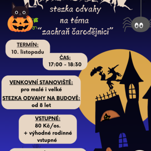 Halloweenská stezka odvahy na Osvoboditelů