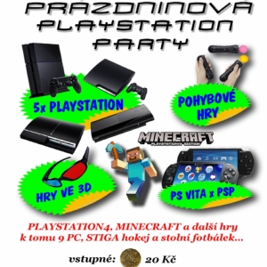 Prázdninová playstation VR party 